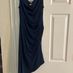 Sam Edelman Cowl Neck Jersey Midi Dress